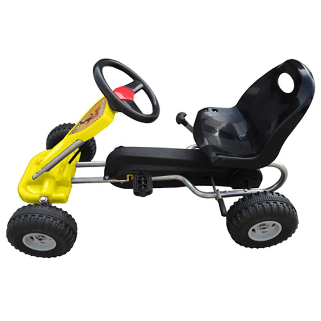 Go Kart με Πετάλια Κίτρινο - Pakobazaar