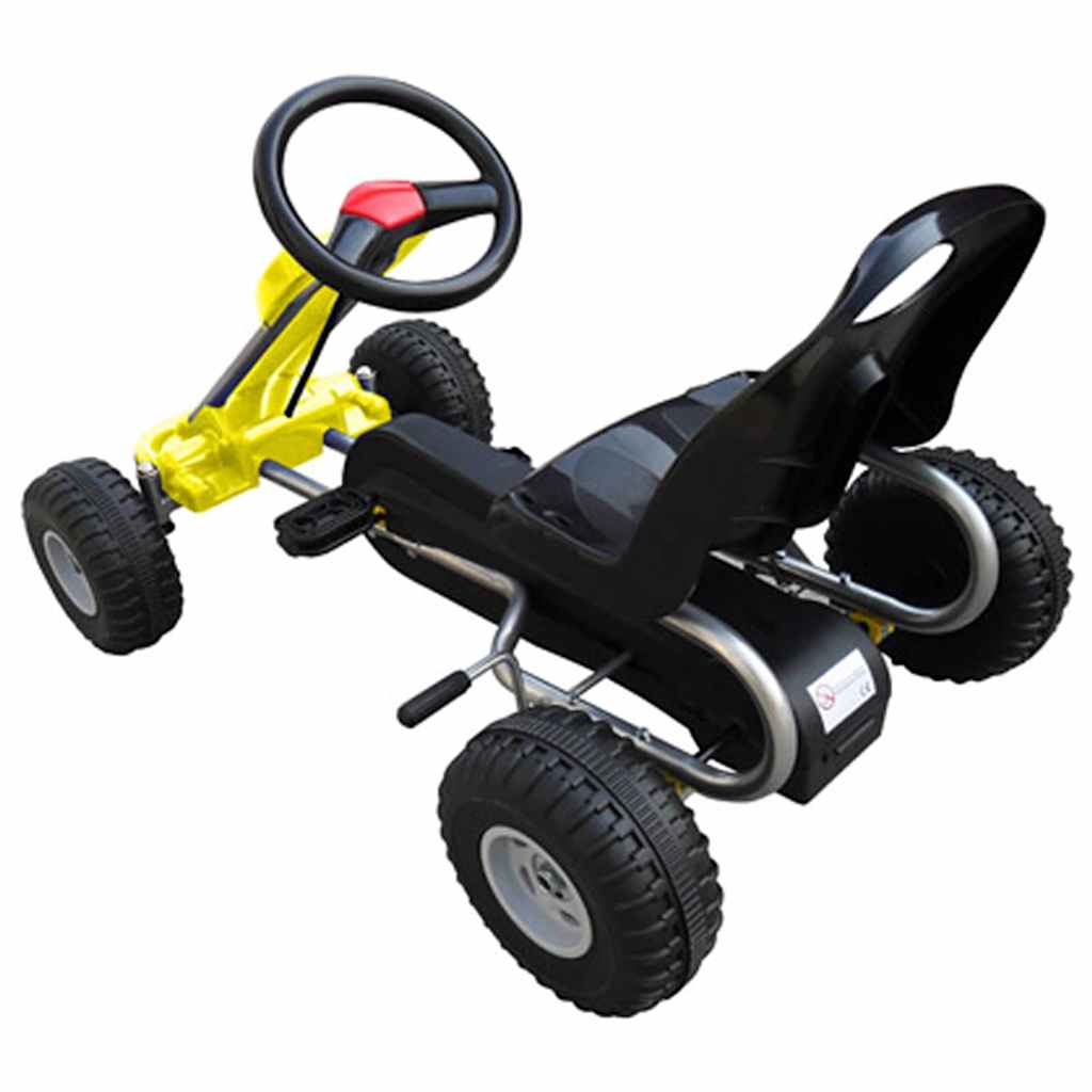 Go Kart με Πετάλια Κίτρινο - Pakobazaar