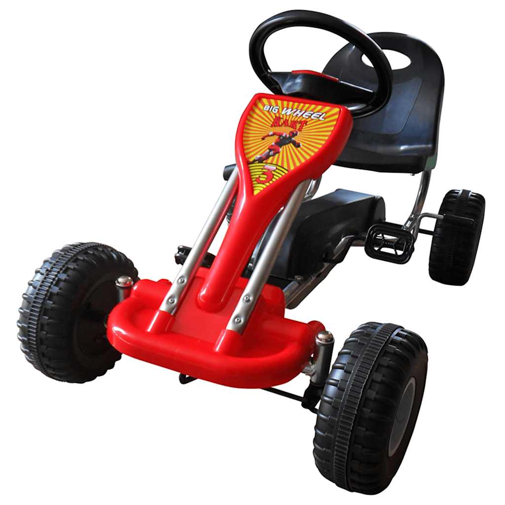 Go Kart με Πετάλια Κόκκινο - Pakobazaar