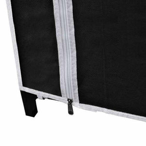 Ντουλάπα Αναδιπλούμενη Μαύρη 110 x 45 x 175 εκ.