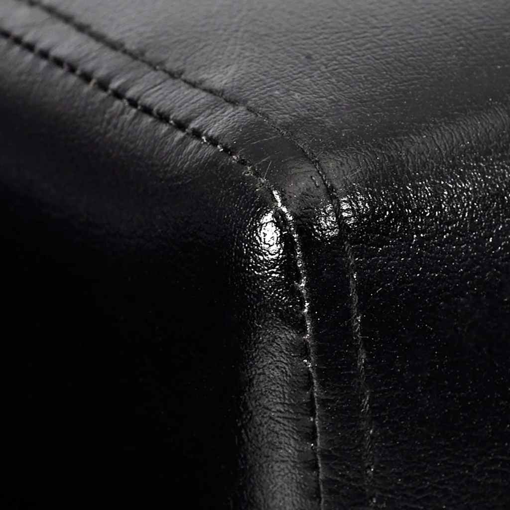 Πολυθρόνα Cube Μαύρη από Συνθετικό Δέρμα - PAKOBAZAAR