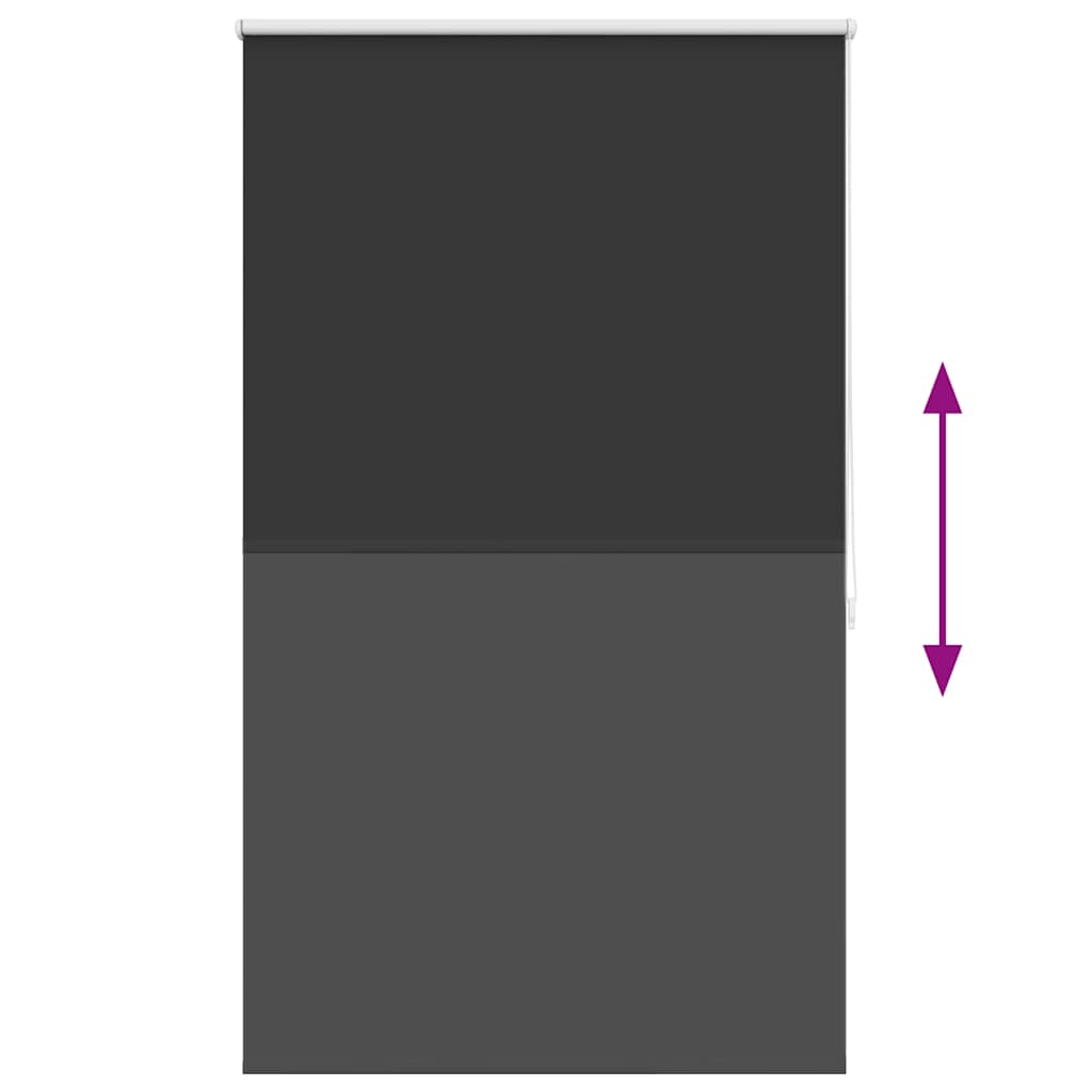 Ρολ σκίασης 84,4 x 175 εκ. Πλάτος υφάσματος 80 εκ. μαύρο - PAKOBAZAAR