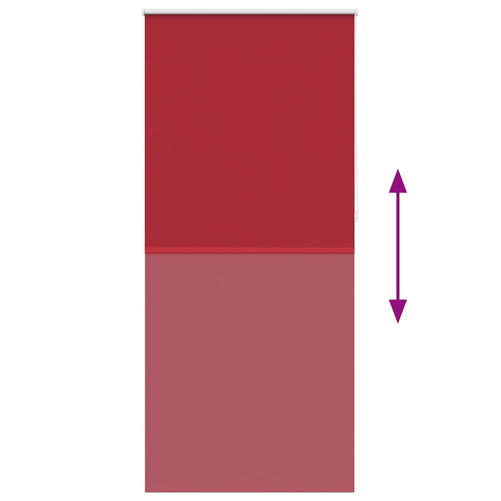 Ρολ σκίασης 84,4 x 230 εκ. Πλάτος υφάσματος 80 εκ. κόκκινο - PAKOBAZAAR