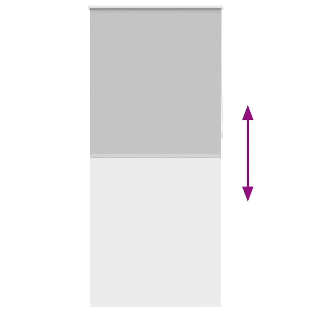 Ρολ σκίασης 84,4 x 230 εκ. Πλάτος υφάσματος 80 εκ. γκρι - PAKOBAZAAR
