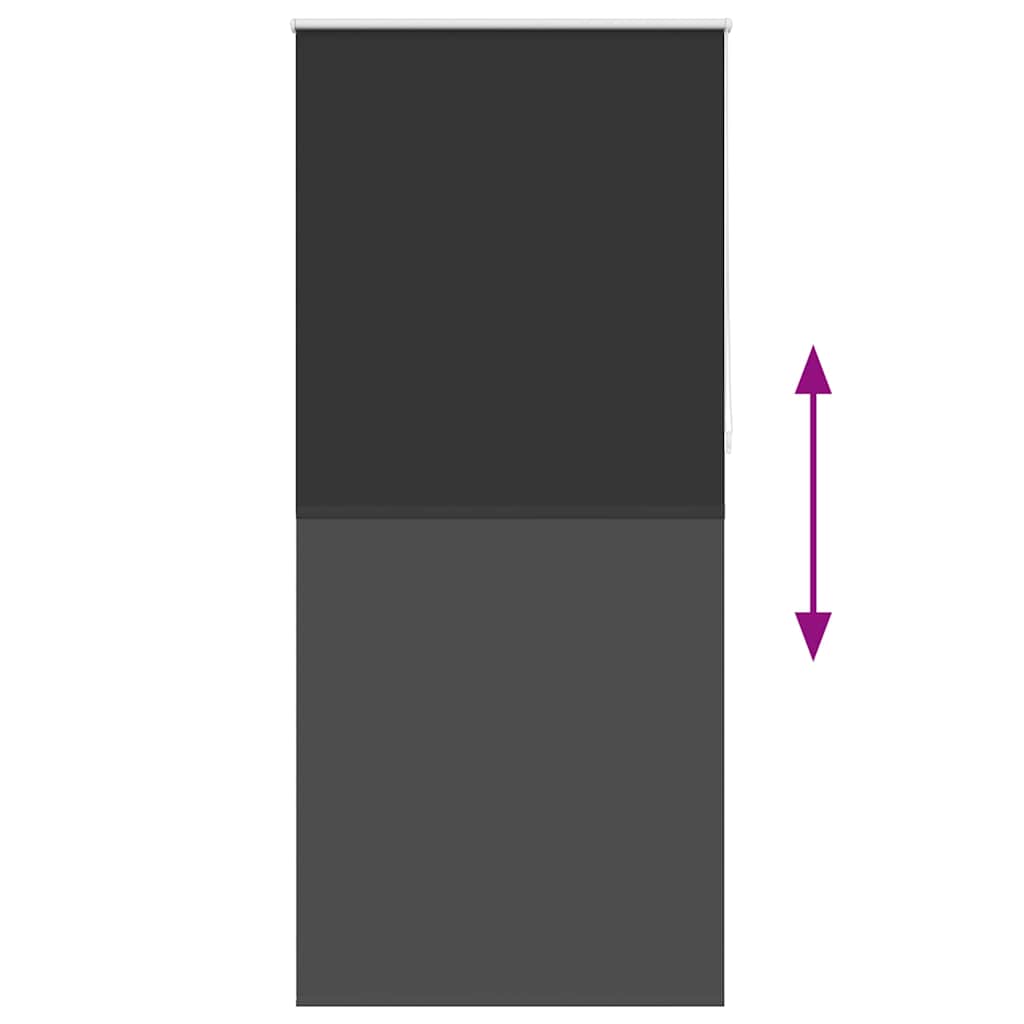 Ρολ σκίασης 84,4 x 230 εκ. Πλάτος υφάσματος 80 εκ. μαύρο - PAKOBAZAAR