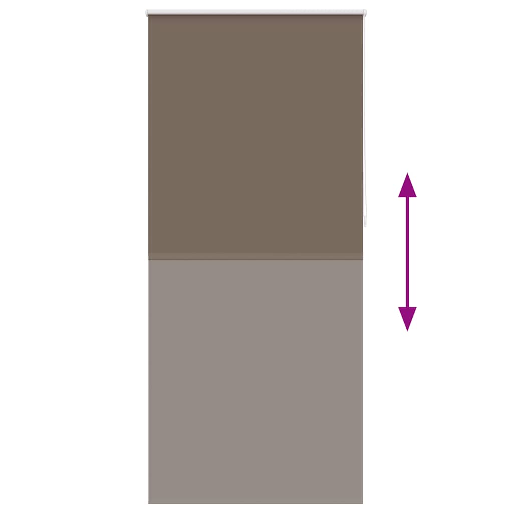 Ρόλερ συσκότισης 104,4 x 230 εκ. Πλάτος Υφάσματος 100 εκ. Καφέ - PAKOBAZAAR