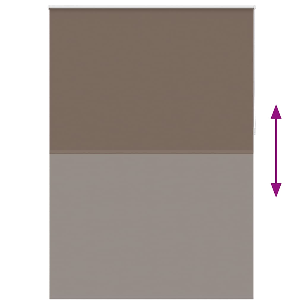 Ρόλερ συσκότισης 164,4 x 230 εκ. Πλάτος υφάσματος 160 εκ. καφέ - Pakobazaar