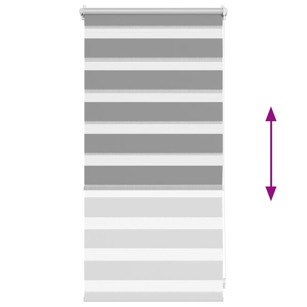 Στόρι Ζέβρα 40,9 x 100 εκ. Πλάτος Υφάσματος 36,7 εκ. γκρι - PAKOBAZAAR