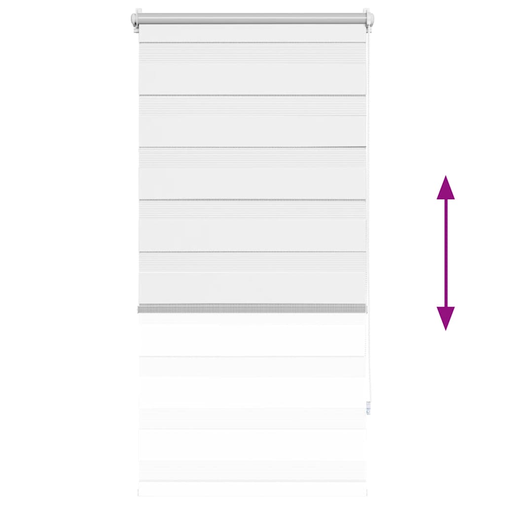 Στόρι Ζέβρα 60,9 x 120 εκ. Πλάτος Υφάσματος 56,7 εκ. λευκό - PAKOBAZAAR