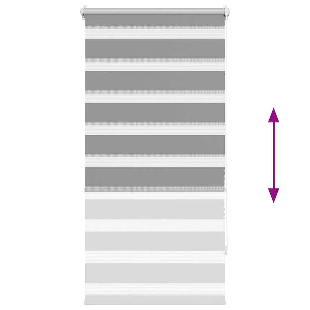Στόρι Ζέβρα 80,9 x 150 εκ. Πλάτος Υφάσματος 76,7 εκ. γκρι - PAKOBAZAAR