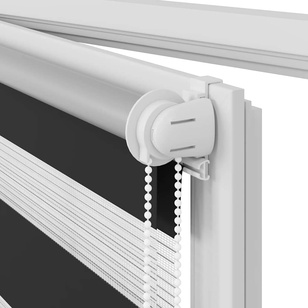 Στόρι Ζέβρα 80,9 x 150 εκ. Πλάτος Υφάσματος 76,7 εκ. Μαύρο - PAKOBAZAAR