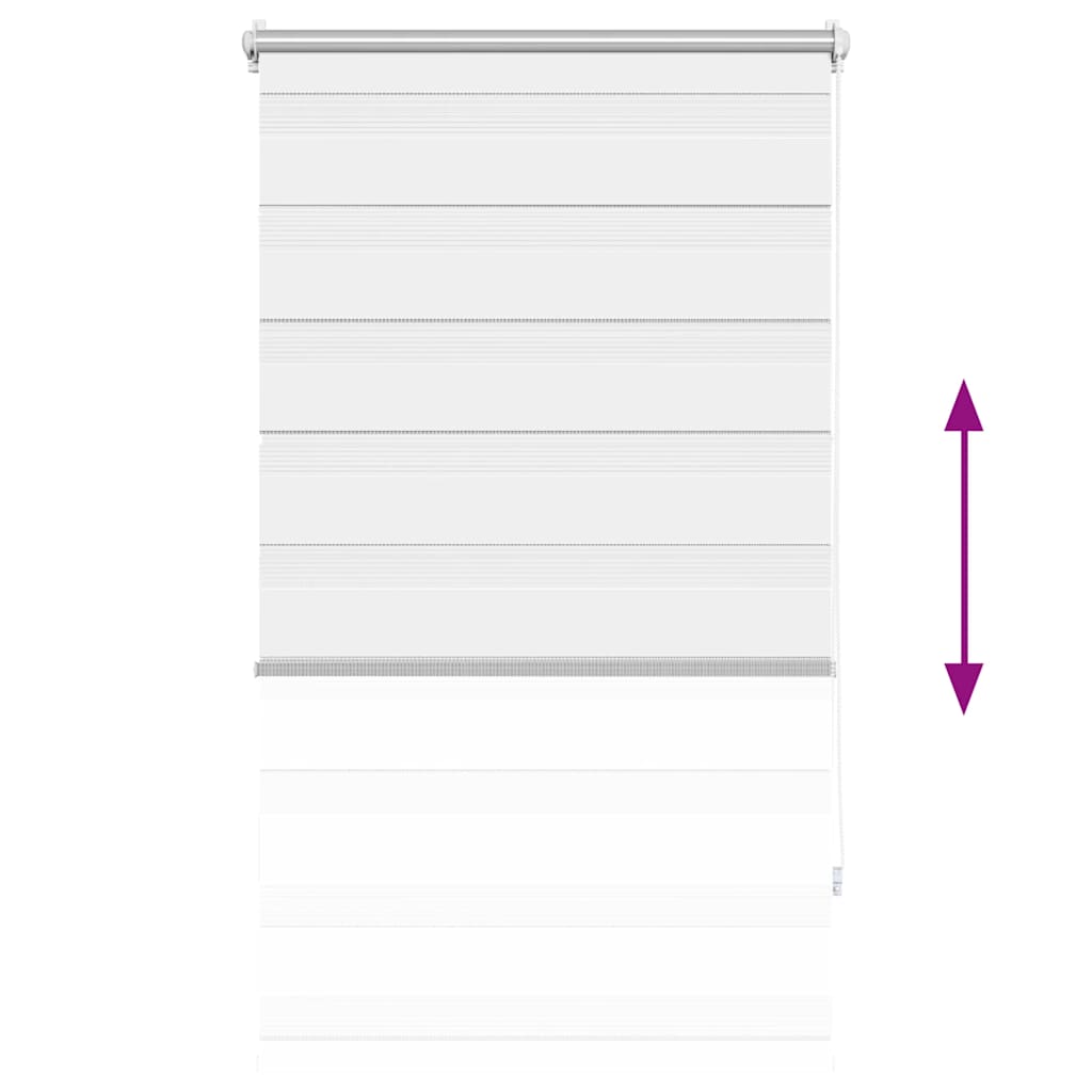 Στόρι Ζέβρα 90,9 x 150 εκ. Πλάτος Υφάσματος 86,7 εκ. λευκό - PAKOBAZAAR