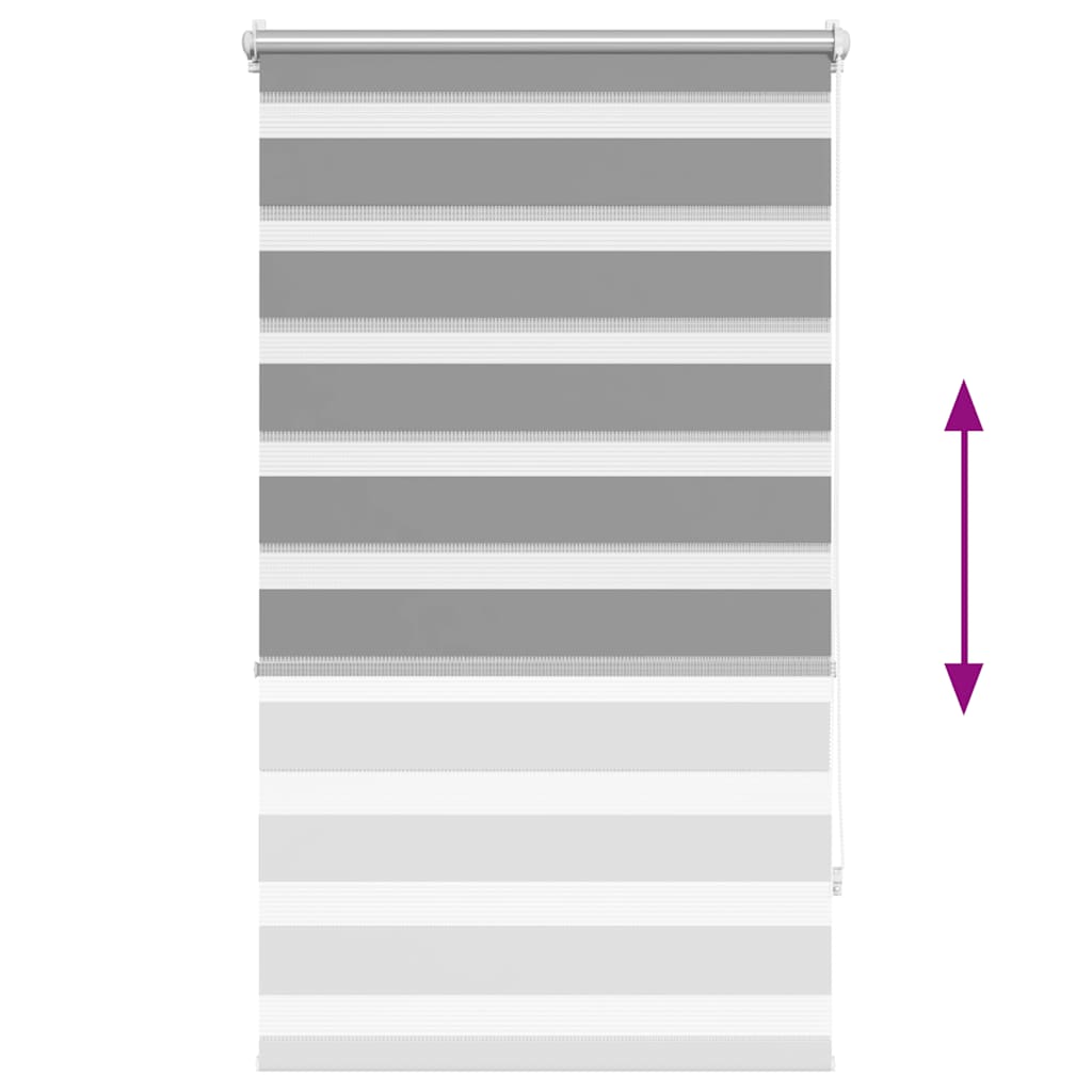 Στόρι Ζέβρα 90,9 x 150 εκ. Πλάτος Υφάσματος 86,7 εκ. γκρι - PAKOBAZAAR