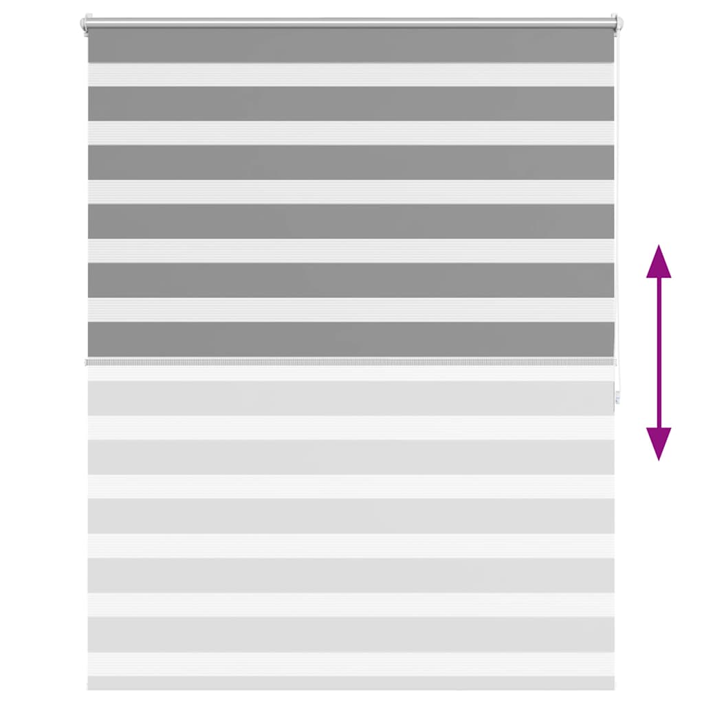 Στόρι Ζέβρα 120,9 x 175 εκ. Πλάτος Υφάσματος 116,7 εκ. γκρι - PAKOBAZAAR