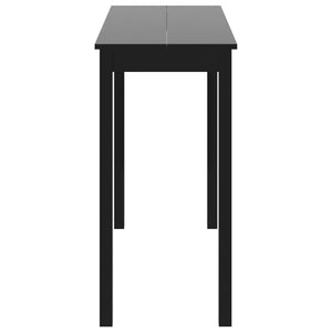Τραπέζι Μπαρ Μαύρο 115 x 55 x 107 εκ. από MDF - PAKOBAZAAR