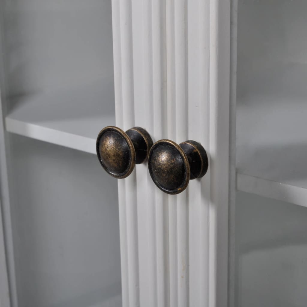 Ντουλάπι με 2 Πόρτες και 1 Συρτάρι Λευκό από MDF - PAKOBAZAAR