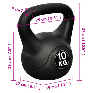 Βαράκι Γυμναστικής Kettlebell 10 κιλά - Pakobazaar