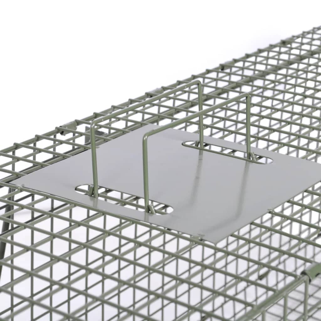 Παγίδα Ζώων με 2 Πόρτες 150 x 30 x 30 εκ.