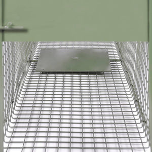 Παγίδα Ζώων με 2 Πόρτες 150 x 30 x 30 εκ.