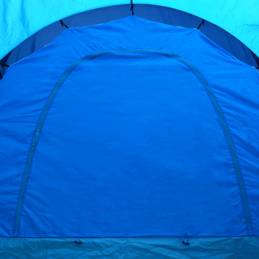 Σκηνή Camping 9 Ατόμων Σκούρο Μπλε / Μπλε Υφασμάτινη - Pakobazaar