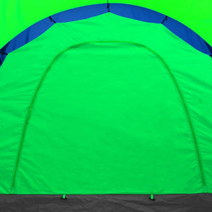 Σκηνή Camping 9 Ατόμων Μπλε / Πράσινο Υφασμάτινη - Pakobazaar