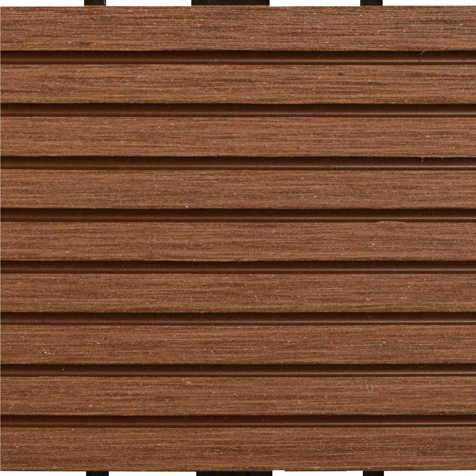 Πλάκα Κατασκευής 11 pcs Καφέ 30 x 30 cm WPC - Pakobazaar