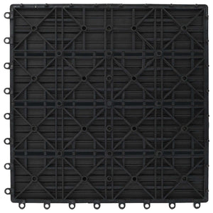 Πλάκα Κατασκευής 11 pcs Γκρι 30 x 30 cm WPC - Pakobazaar