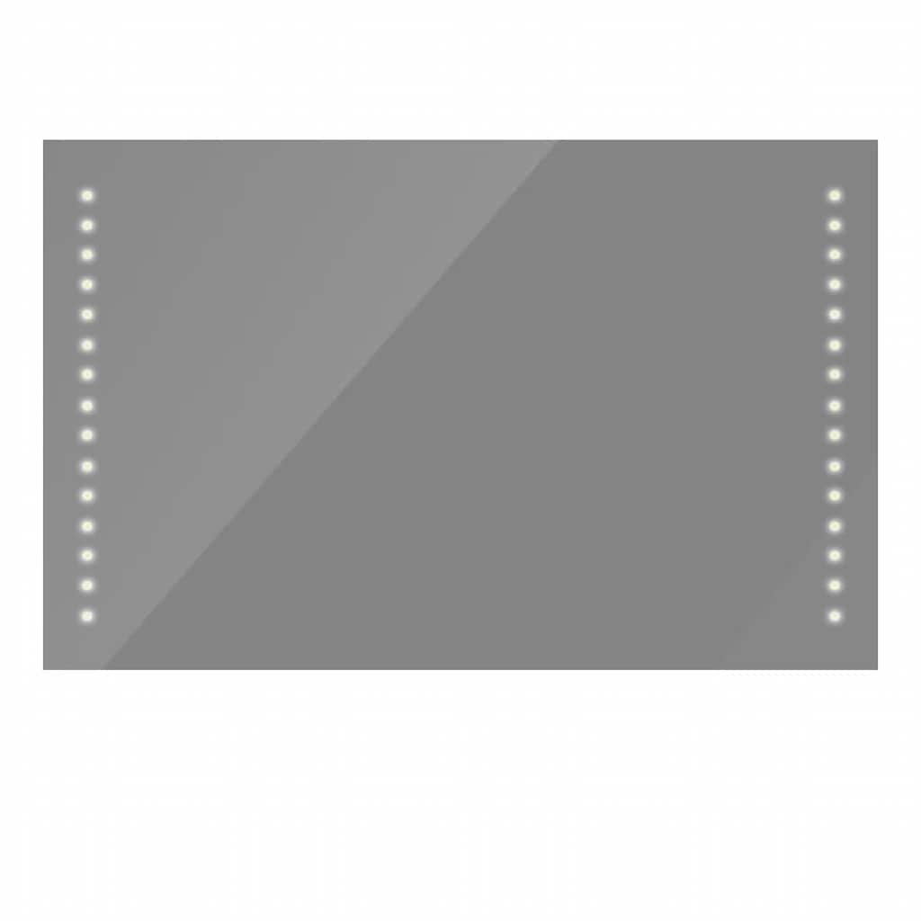 Καθρέφτης Μπάνιου 100x60cm（Μ x Υ) με Φώτα LED - PAKOBAZAAR