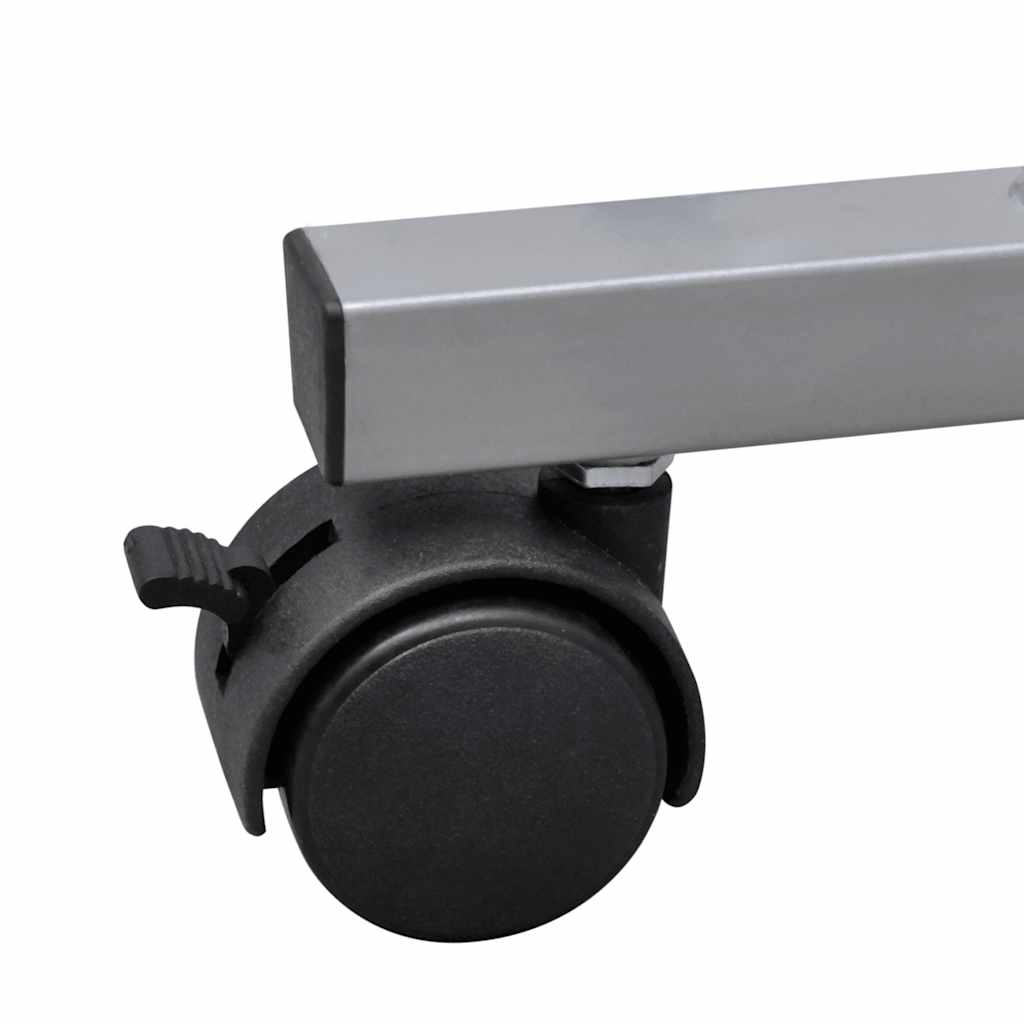 Έπιπλο γραφείου για υπολογιστή με συρόμενο δίσκο Λευκό φινίρισμα - PAKOBAZAAR