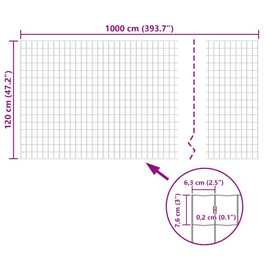 Συρματόπλεγμα Σετ Πράσινο 10 x 1,2 μ. Ατσάλινο - PAKOBAZAAR