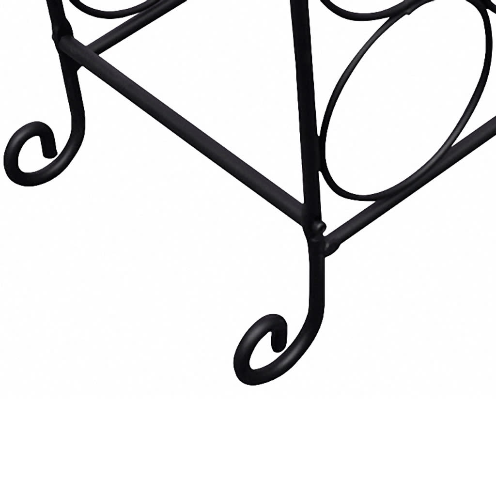 Ραφιέρα Κρασιών για 21 Μπουκάλια Μεταλλική - Pakobazaar