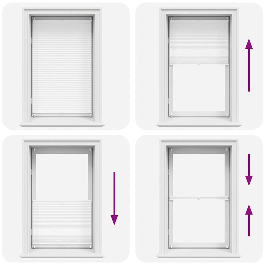 Πλισέ ρόλερ σκίασης 90x150cm Λευκό - PAKOBAZAAR