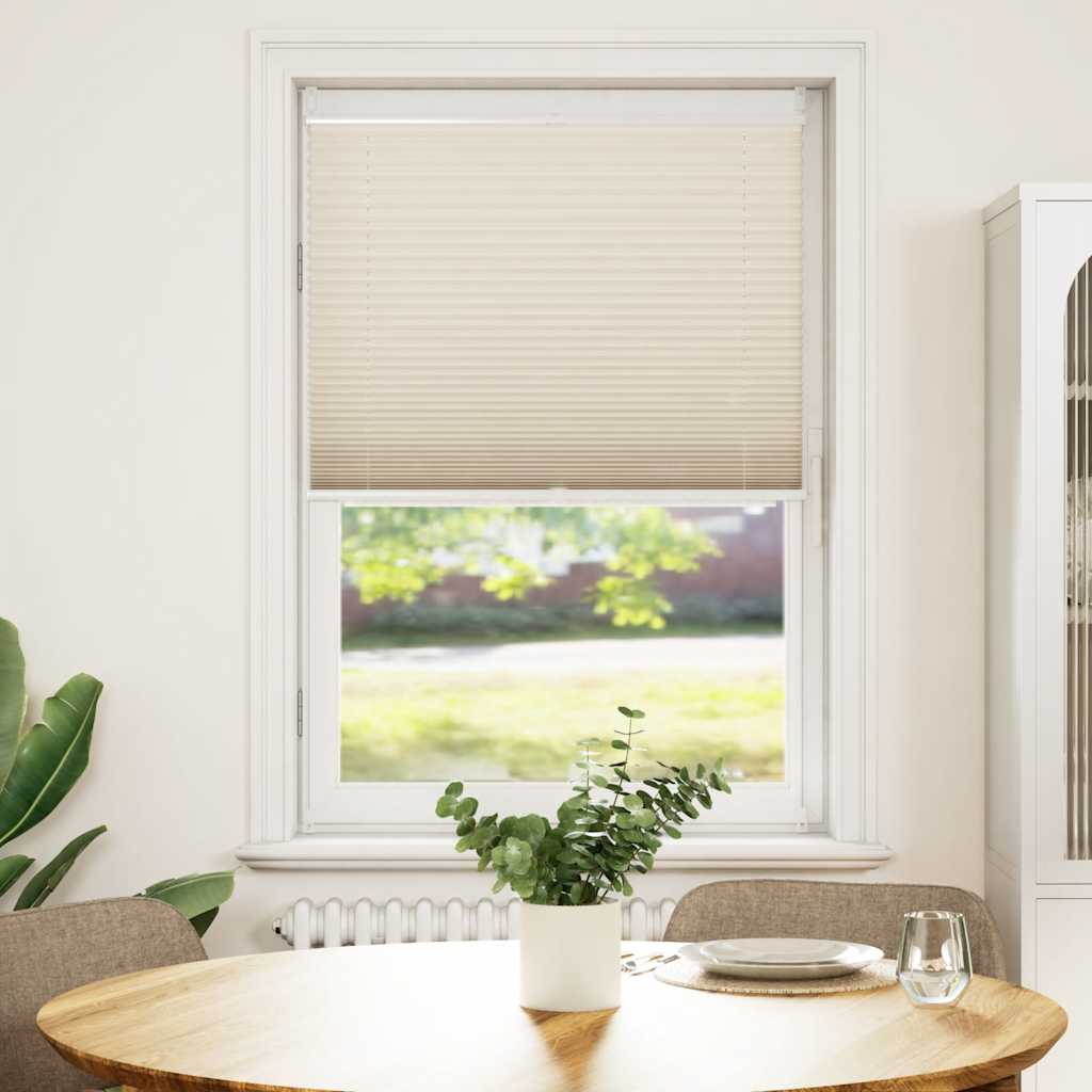 Πλισέ ρόλερ σκίασης 80x150cm Κρεμ - Pakobazaar