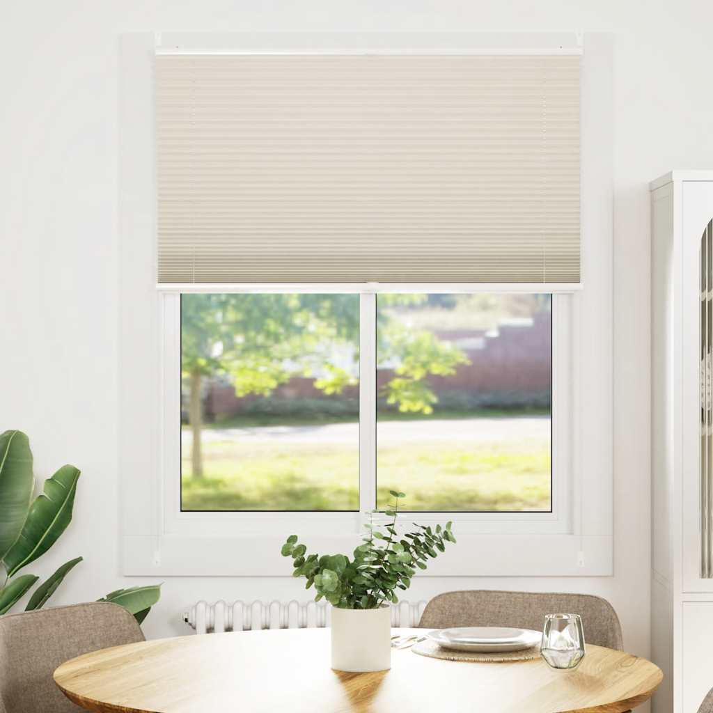 Πλισέ ρόλερ σκίασης 110x125cm Κρεμ - Pakobazaar