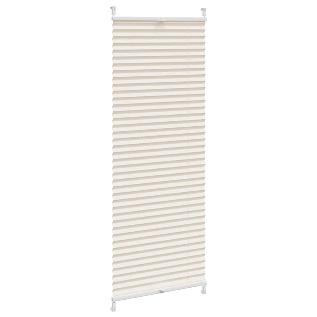 240617 Plisse Blind 40x100cm Creme - PAKOBAZAAR