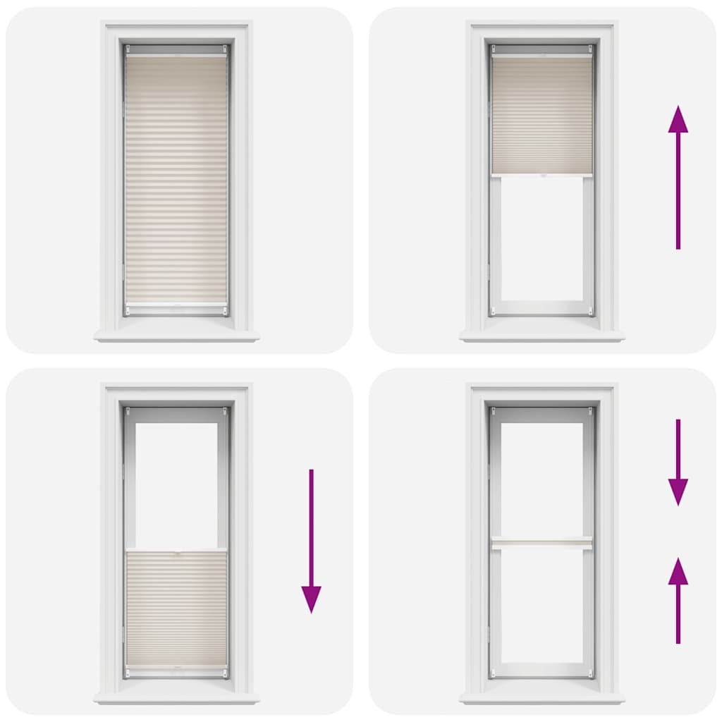 Σύστημα Σκίασης Πλισέ Κρεμ 40 x 150 εκ.