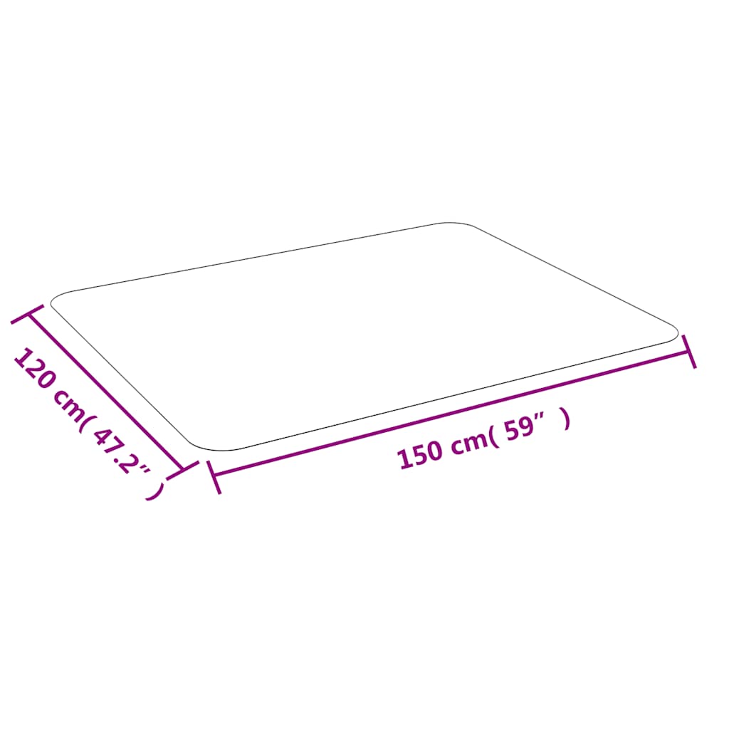 Προστατευτικό Δαπέδου για Laminate Δάπεδο ή Χαλί 150 x 120 εκ.