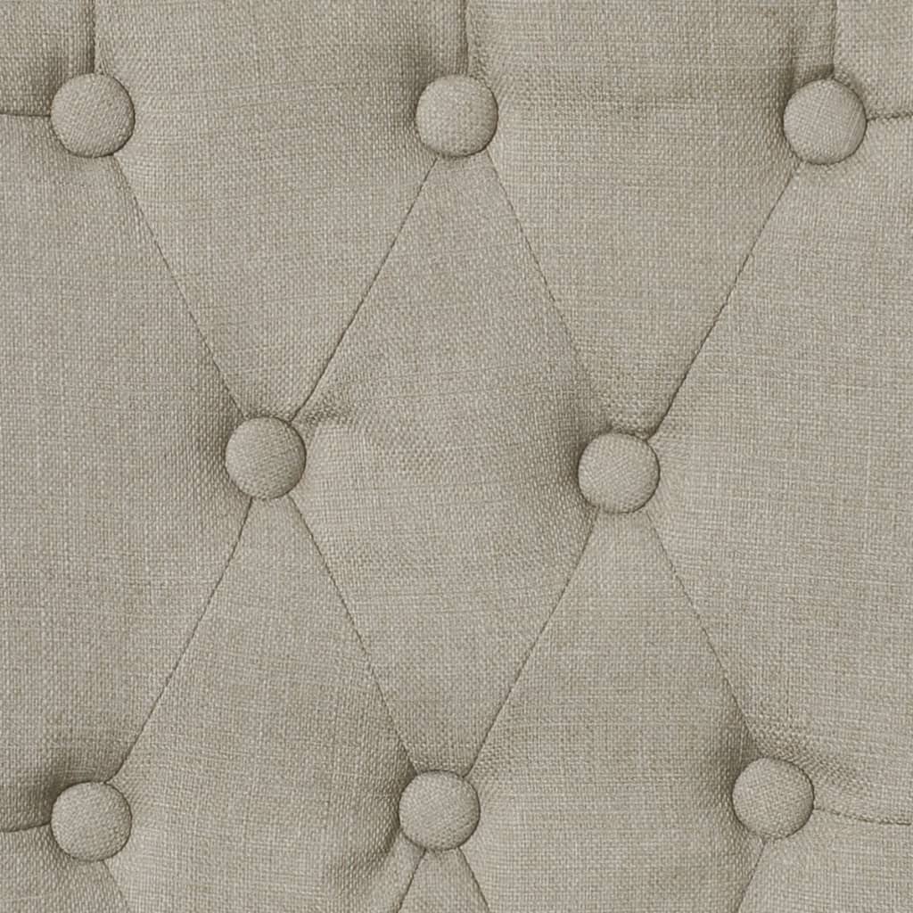 Καρέκλες Τραπεζαρίας 2 τεμ. Καμηλό Υφασμάτινες - PAKOBAZAAR