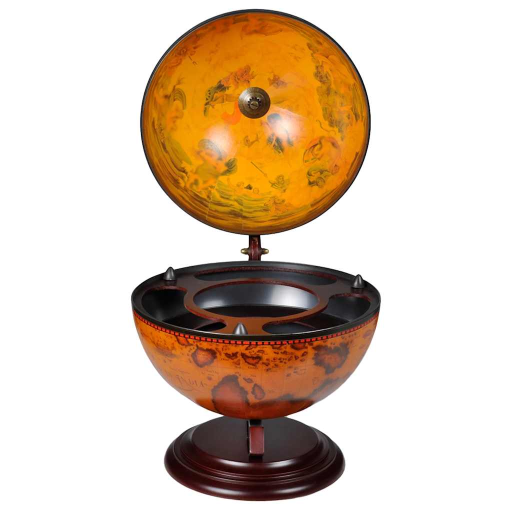 Μπαρ Υδρόγειος/Κάβα για Κρασιά Επιτραπέζιο από Ξύλο Ευκαλύπτου - PAKOBAZAAR