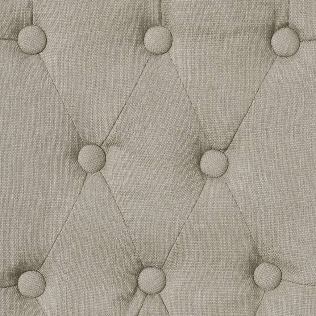 Καρέκλες Τραπεζαρίας 6 τεμ. Καμηλό Υφασμάτινες - PAKOBAZAAR