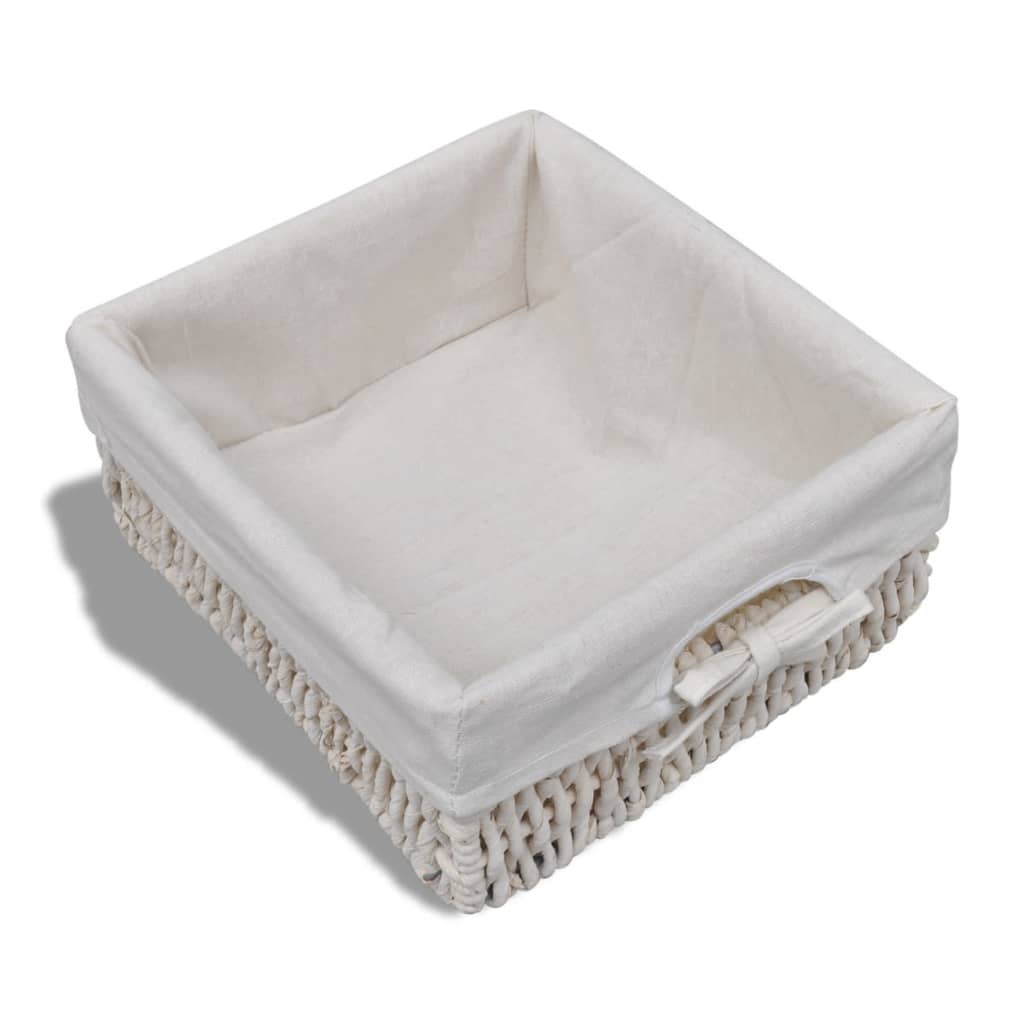 Πάγκος με Αποθηκευτικό Χώρο Λευκός 62x33x42 εκ. Ξύλο Παυλώνιας - PAKOBAZAAR