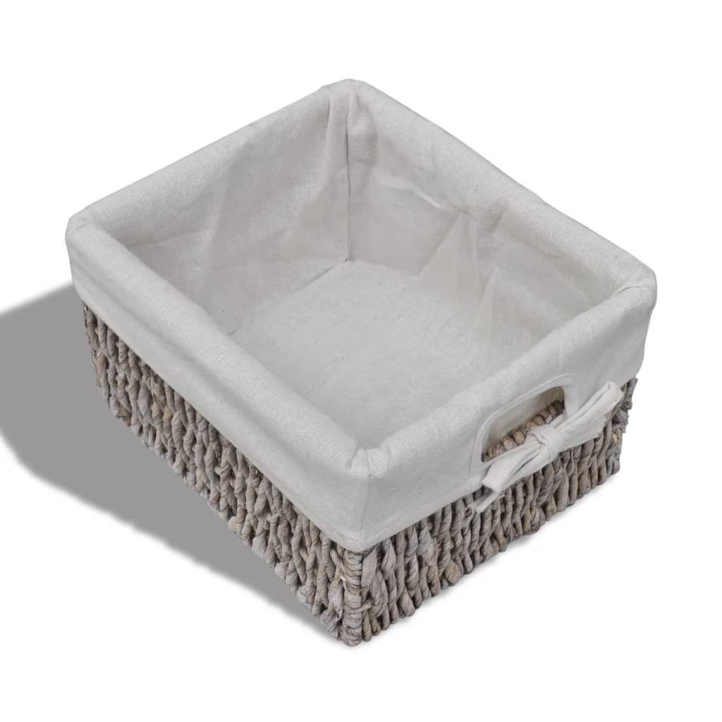 Ντουλάπι με 3 Πλεκτά Καλάθια στα Αριστερά Καφέ Ξύλινο - PAKOBAZAAR