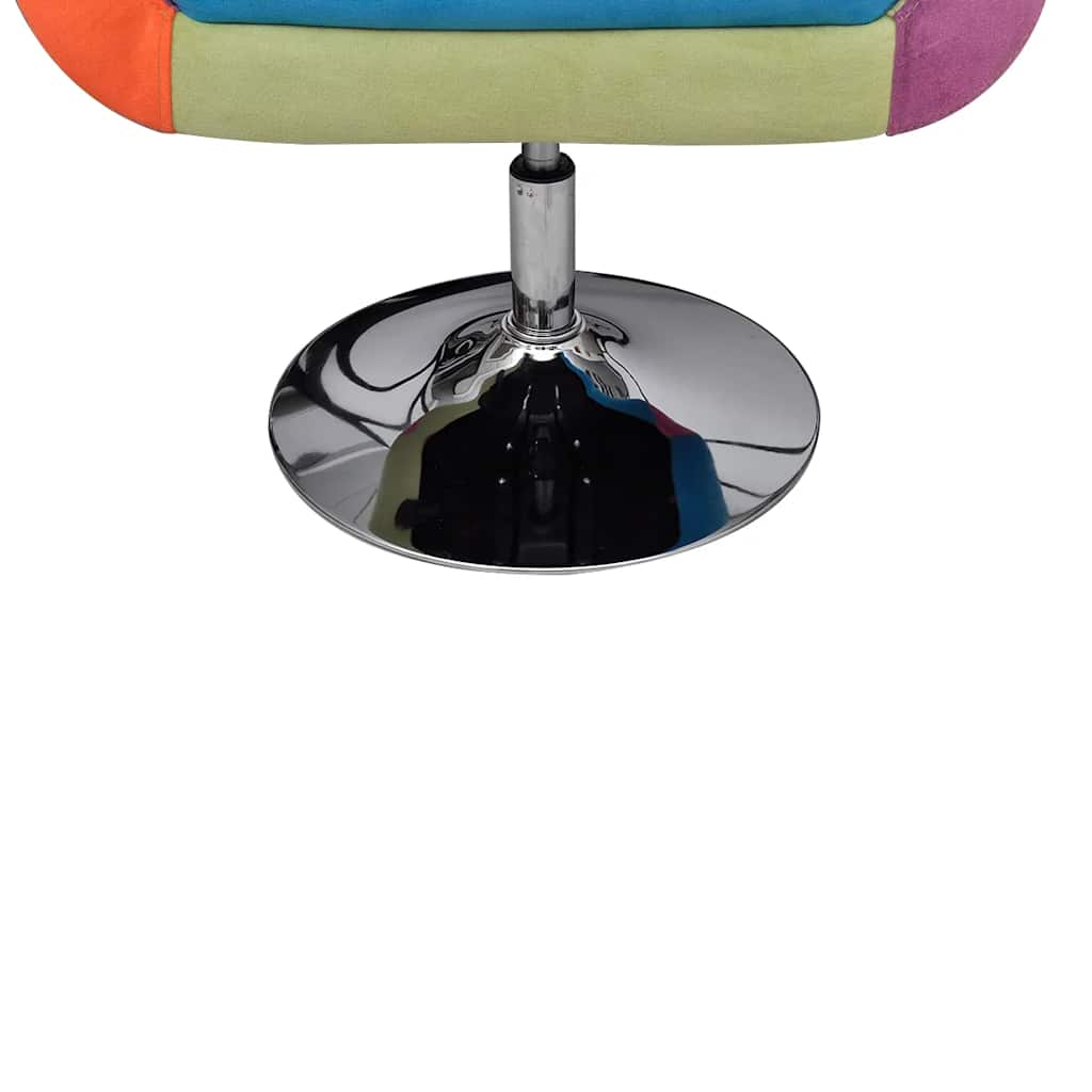 Πολυθρόνα Cube με Σχέδιο Patchwork Υφασμάτινη - PAKOBAZAAR