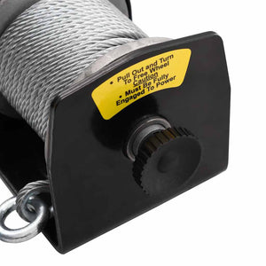Ηλεκτρικό βαρούλκο 12V 907 KG Συρματόσχοινο Τηλεχειριστήριο - PAKOBAZAAR