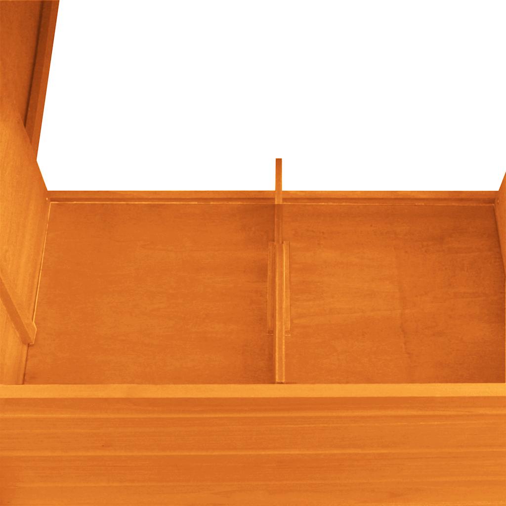 Κοτέτσι Εξωτερικού Χώρου με 1 Σημείο Συλλογής Αυγών Ξύλινο - PAKOBAZAAR