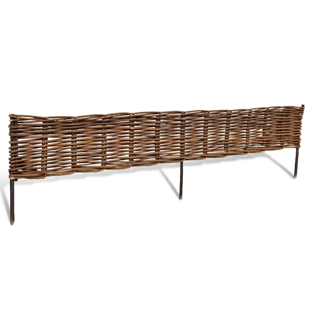 Περίφραξη Κήπου από Ιτιά 12 τμχ 120x35 cm Υψηλής Ποιότητας