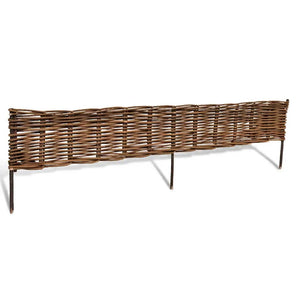 Περίφραξη Κήπου από Ιτιά 12 τμχ 120x35 cm Υψηλής Ποιότητας