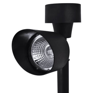 Outdoor Φωτιστικό Ηλιακό LED με Σποτάκια 12 Τεμ. Μαύρο - Pakobazaar