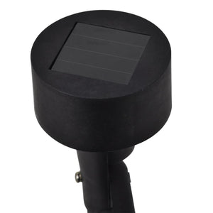Outdoor Φωτιστικό Ηλιακό LED με Σποτάκια 12 Τεμ. Μαύρο - Pakobazaar