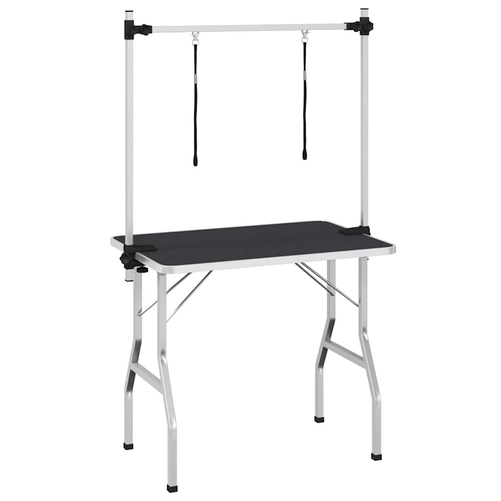 Τραπέζι Καλλωπισμού για Σκύλους Γάτες Ρυθμιζόμενο 2 Θηλιές - PAKOBAZAAR